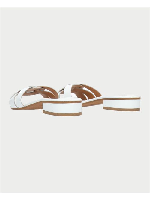 Vincent Vega women's leather sandals VINCENT VEGA | PQ2011BIANCO